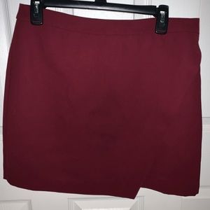 Maroon Skirt